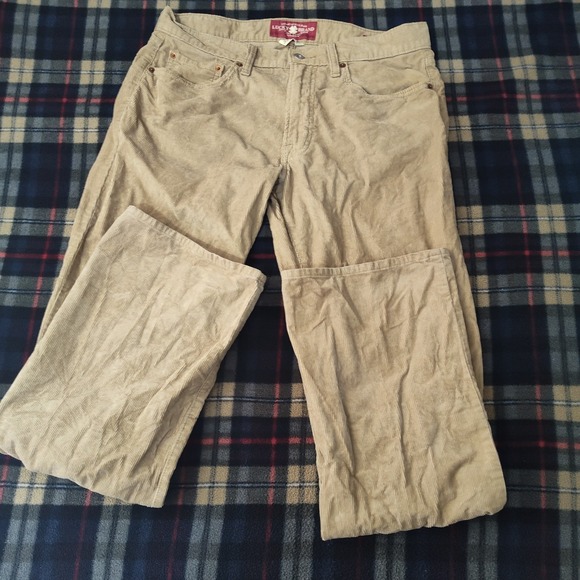 Lucky Brand Other - Lucky Brand 32 32 pants corduroy tan preppy straight career casual interview